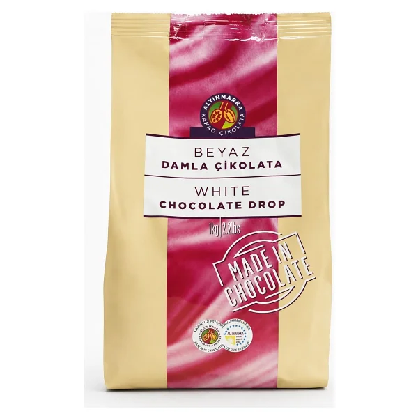 Altınmarka Beyaz Damla Çikolata 1 kg - Görsel 4
