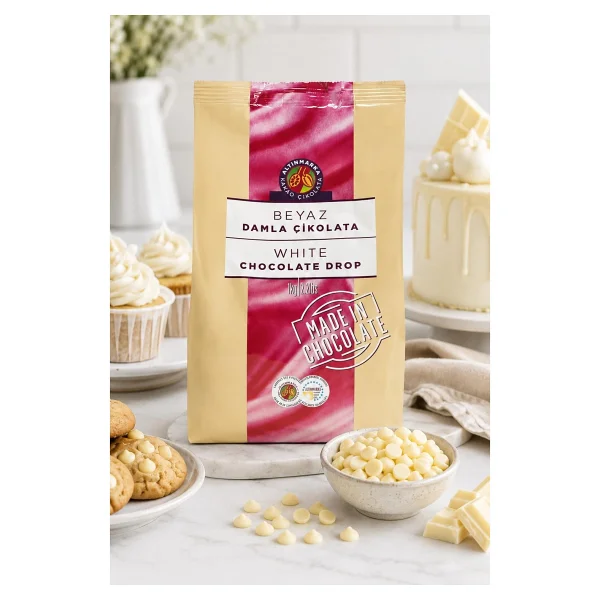 Altınmarka Beyaz Damla Çikolata 1 kg - Görsel 3