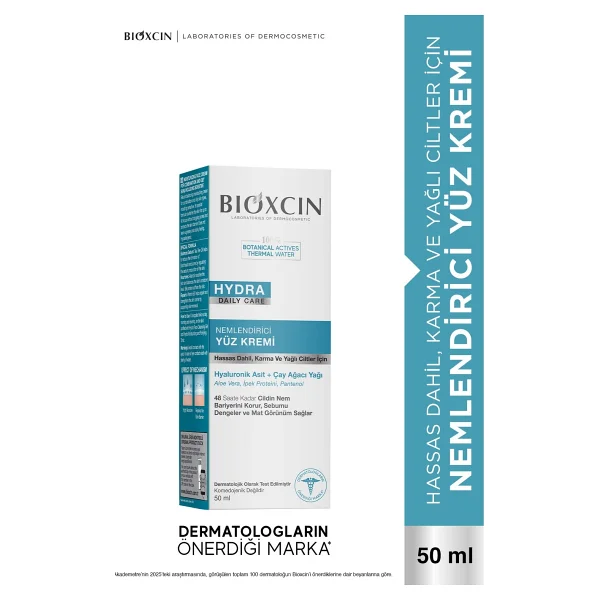 Bioxcin Hydra Karma ve Yağlı Ciltler için 50 ml Nemlendirici Krem - Görsel 4