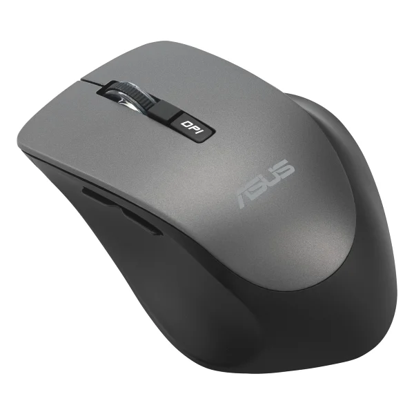 Asus WT425 Siyah-Gri Ergonomik Sessiz Optik Kablosuz Mouse - Görsel 4
