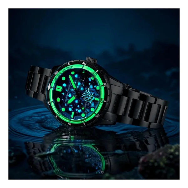 Spinnaker Hass 4 Ocean Limited Edition SP-5172-44 Mor Erkek Kol Saati - Görsel 3