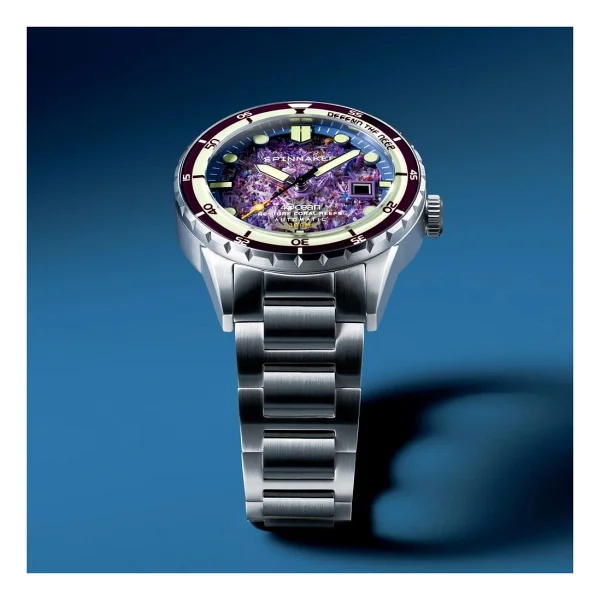 Spinnaker Hass 4 Ocean Limited Edition SP-5172-44 Mor Erkek Kol Saati - Görsel 6