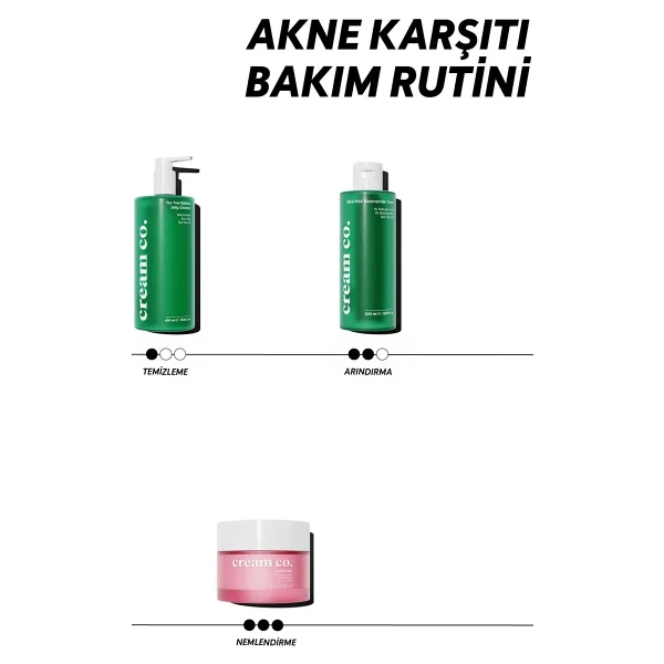 Cream Co. Tea Tree Balance Sivilce & Gözenek Karşıtı 400 ml Yüz Temizleme Jeli - Görsel 9
