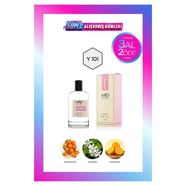 MAD Y101 Selective 50 ml Kadın Parfüm - Görsel 7