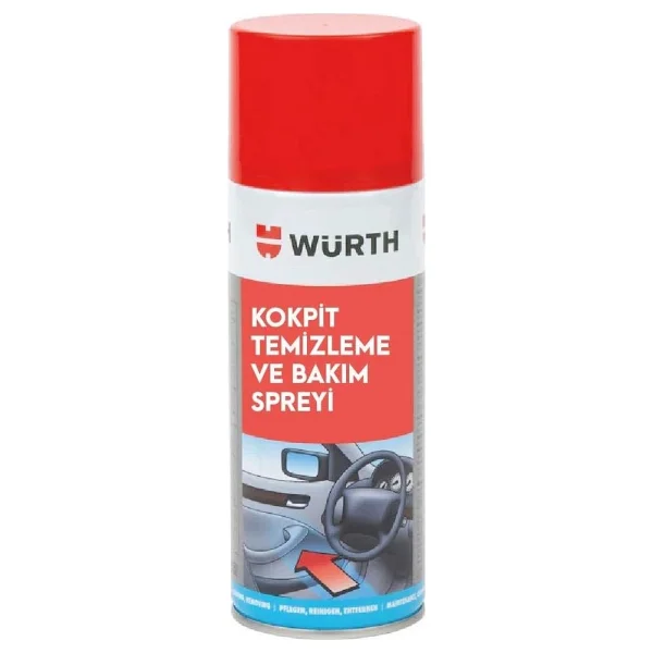 Würth 400 ml Torpido Temizleme ve Bakım Spreyi - Görsel 2