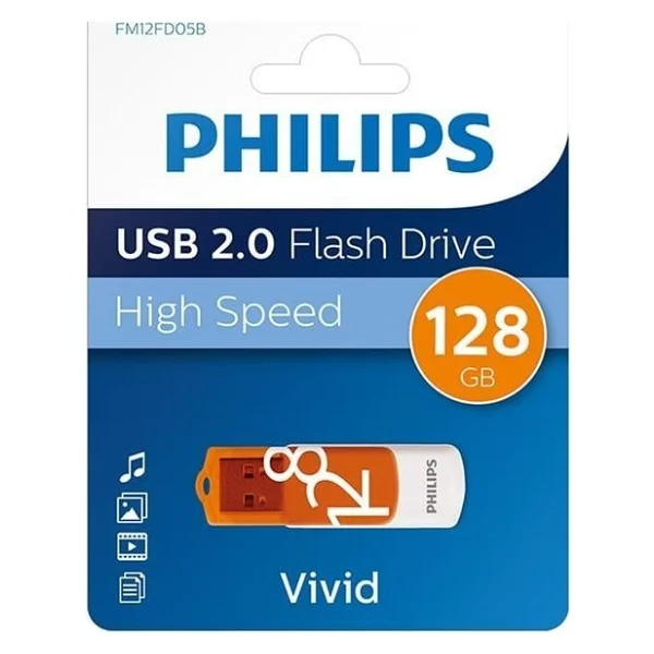 Philips FM12FD05B/00 128 GB USB 2.0 Flash Bellek - Görsel 3