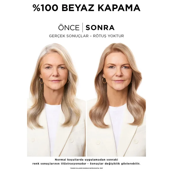 L'Oreal Paris Excellence Pure Blonde 01 Ultra Açık Doğal Sarı Saç Boyası - Görsel 10