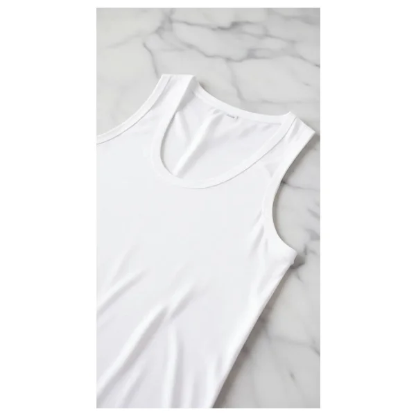 Seher Yildizi Seher 6'lı Erkek Beyaz Atlet Pamuk Penye - 2XL - Görsel 6