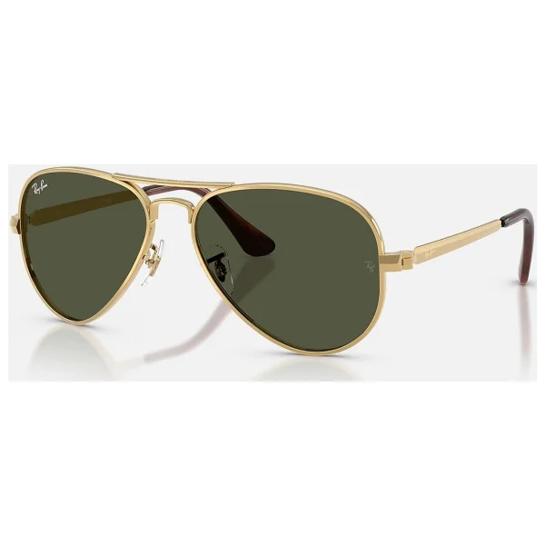 Ray-Ban Aviator Max 3925 001/31 Arista Gold-Green Güneş Gözlüğü - Görsel 3
