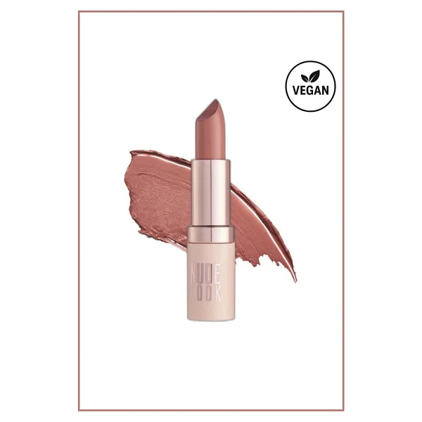 Golden Rose Nude Look Perfect Matte Lipstick 01 Coral Nude Ruj - Görsel 7