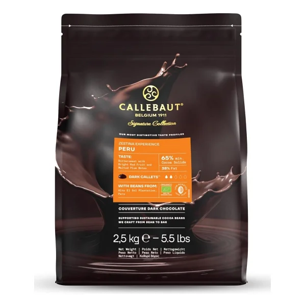 Callebaut Signature Collection Zestina Peru Bitter Çikolata 2,5 kg - Görsel 8