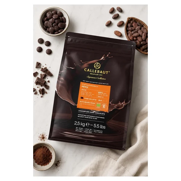 Callebaut Signature Collection Zestina Peru Bitter Çikolata 2,5 kg - Görsel 2