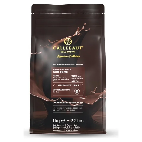 Callebaut Signature Collection Rustic Sao Tome Bitter Çikolata 1 kg - Görsel 8