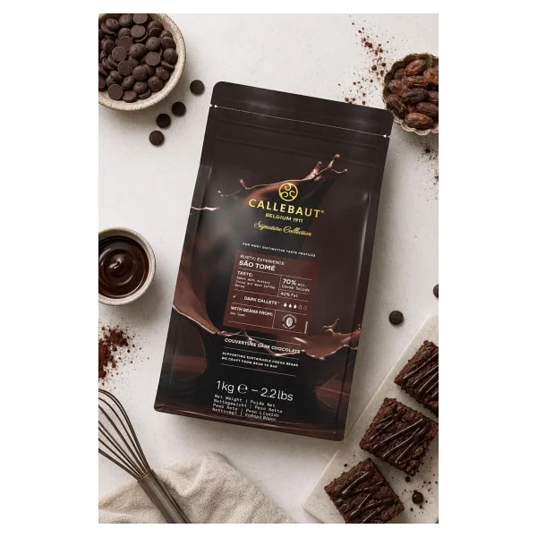 Callebaut Signature Collection Rustic Sao Tome Bitter Çikolata 1 kg - Görsel 2