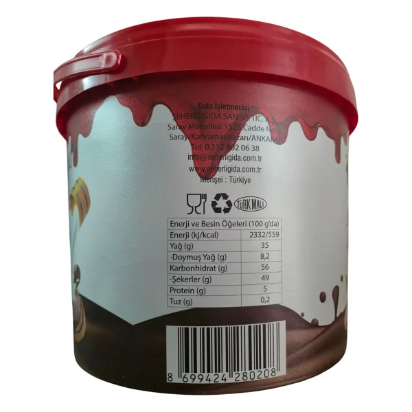 Naturem Kakaolu Fındık Kreması 5 kg - Görsel 3