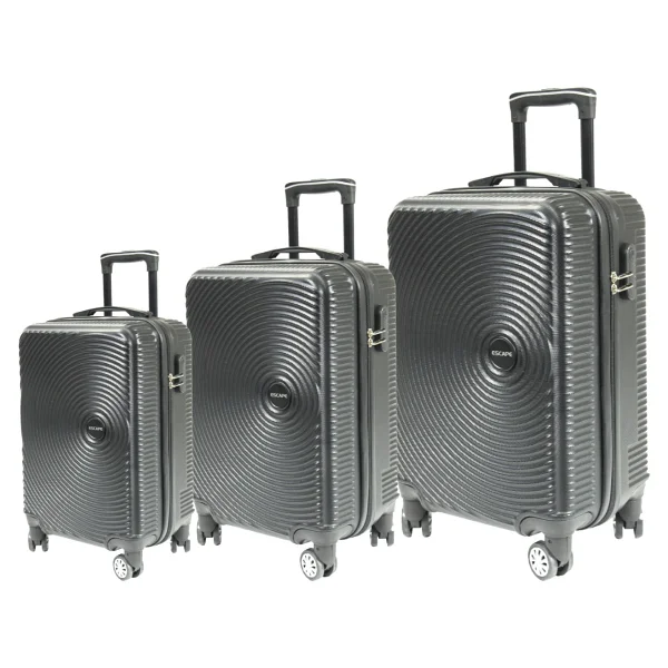 Escape VLZ 072 ABS Kabin + Orta + Büyük Boy 3 'lü Valiz Seti - Görsel 2