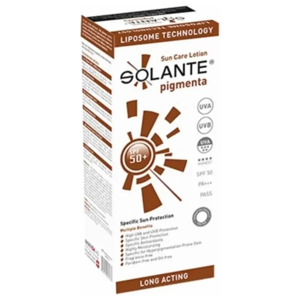 Solante Pigmenta Lekeli Ciltler için Renkli 150 ml 50 Faktör Güneş Losyonu - Görsel 9