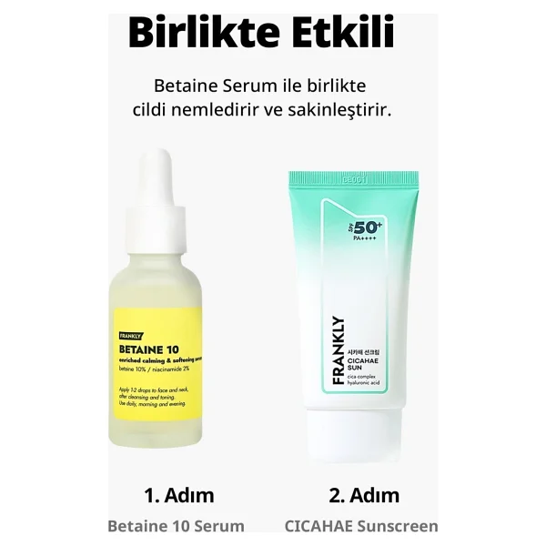 Frankly Cicahae Centella Asiatica içeren Nemlendirici 50 ml 50 Faktör Güneş Kremi - Görsel 4