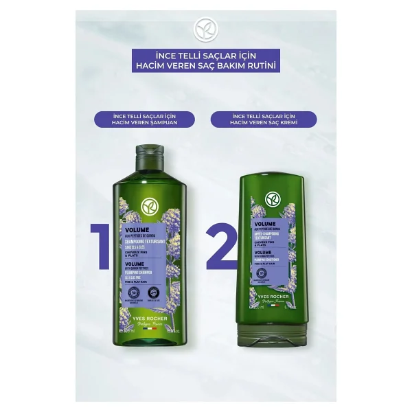Yves Rocher Hacim Veren İnce Telli Saçlar için 300 ml Şampuan - Görsel 10