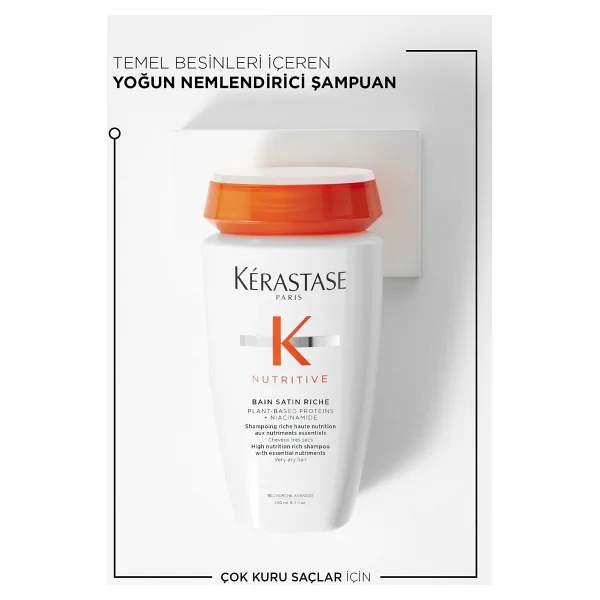 Kerastase Nutritive Bain Satin Riche 250 ml Şampuan - Görsel 4