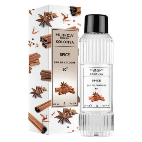 Hunca Care Spice 80 Derece Pet Şişe Kolonya 400 ml - Görsel 5
