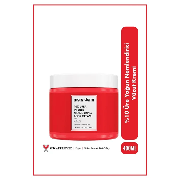 Maru.Derm %10 Urea Yoğun Nemlendirici Vücut Kremi 400 ml - Görsel 10