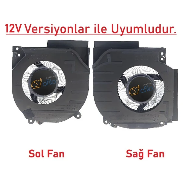 Afila Hp Victus N44738-001 MG75091V1-C180-S9A DC12V Cpu Fan - Işlemci Fanı - Görsel 2