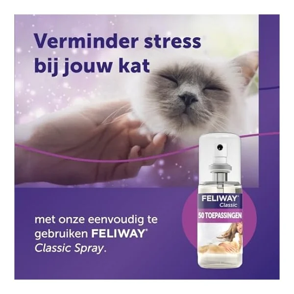 Feliway Classic 60 ml Kediler için Sakinleştirici Sprey - Görsel 3