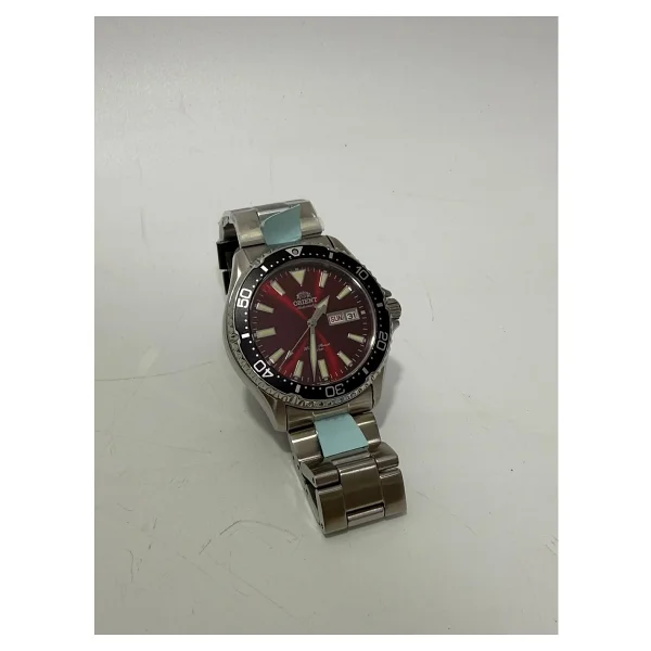 Orient Kamasu RA-AA0003R19B 41.8 mm Çelik Kordon Bordo Erkek Kol Saati - Görsel 5