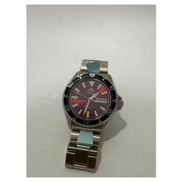 Orient Kamasu RA-AA0003R19B 41.8 mm Çelik Kordon Bordo Erkek Kol Saati - Görsel 6