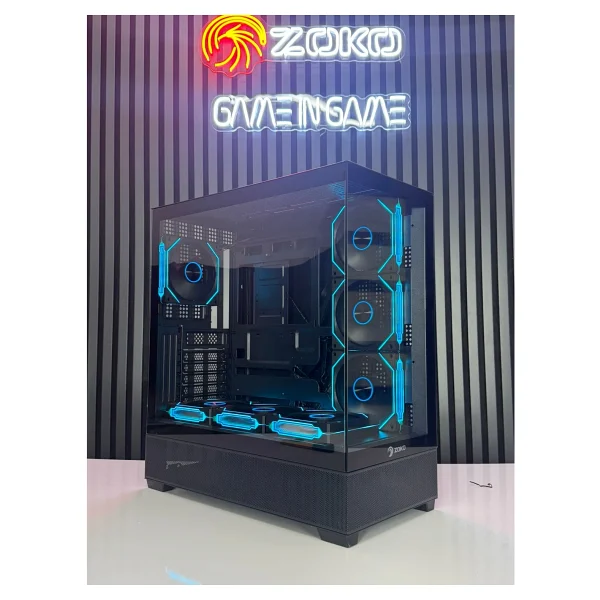 Zoko Alpha ARGB Fanlı ATX Oyuncu Kasası - Görsel 3