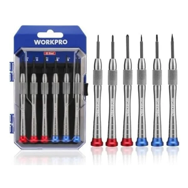 Workpro WP200549 6 Parça S2 Manyetik Saatçi Tornavida Seti - Görsel 4