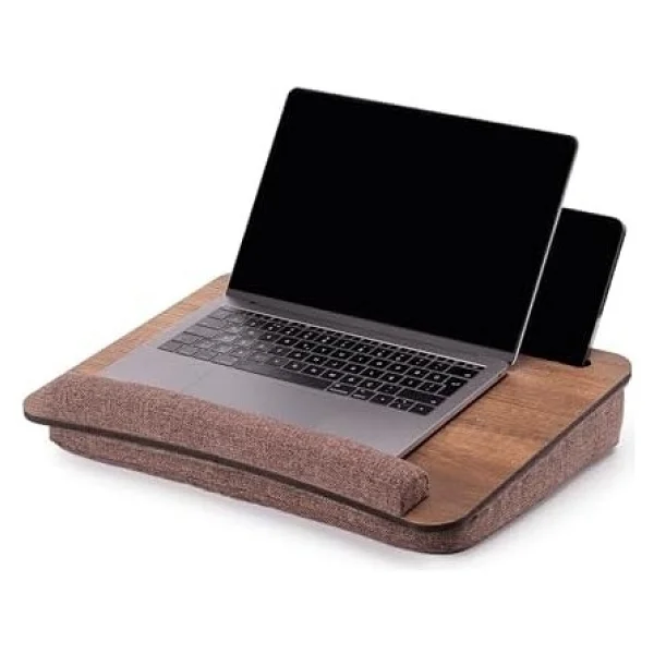 Vigo Wood-LS013 Minderli Laptop Sehpası (Ceviz) - Görsel 4