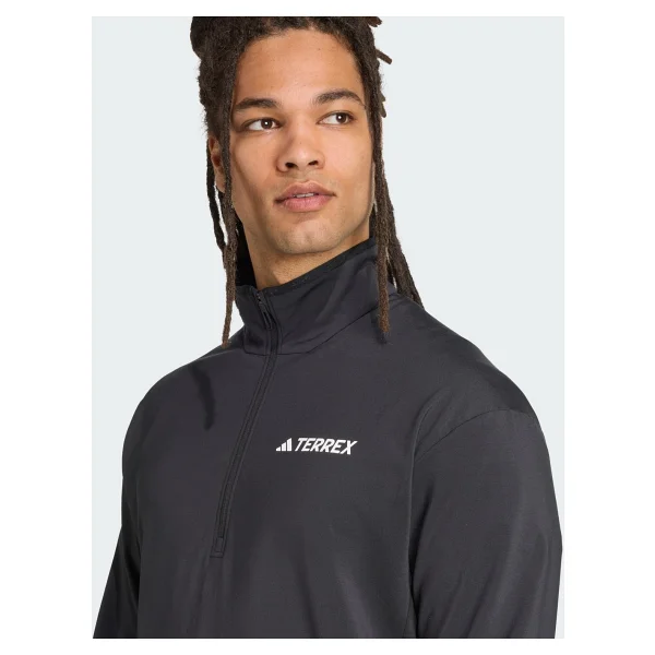 Adidas Terrex Multi Climawarm JM0143 Yarım Fermuarlı Siyah Erkek Sweatshirt - Görsel 4