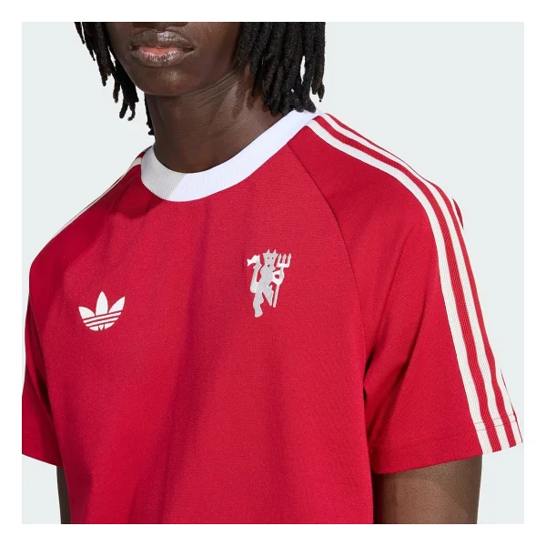 Adidas Manchester United Originals JM5562 Kısa Kollu Bisiklet Yaka Erkek Tişört - Görsel 4