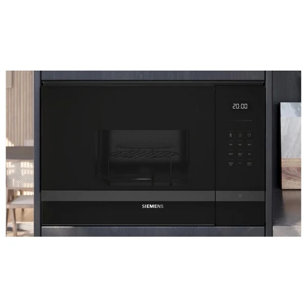 Siemens BE525LMH2 20 lt Siyah Ankastre Mikrodalga Fırın - Görsel 7