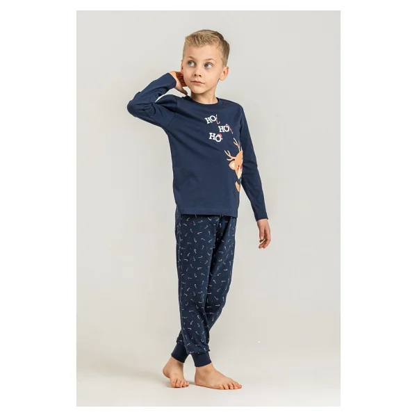 Rolypoly New Year Time Baba Oğul Lacivert Uzun Kol Pijama Takım RP3935-A-V1 RP3935-A-V1 - Görsel 3