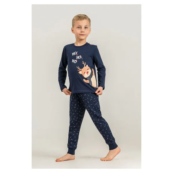 Rolypoly New Year Time Baba Oğul Lacivert Uzun Kol Pijama Takım RP3935-A-V1 RP3935-A-V1 - Görsel 4
