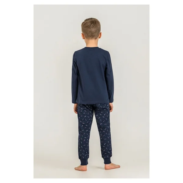 Rolypoly New Year Time Baba Oğul Lacivert Uzun Kol Pijama Takım RP3935-A-V1 RP3935-A-V1 - Görsel 5