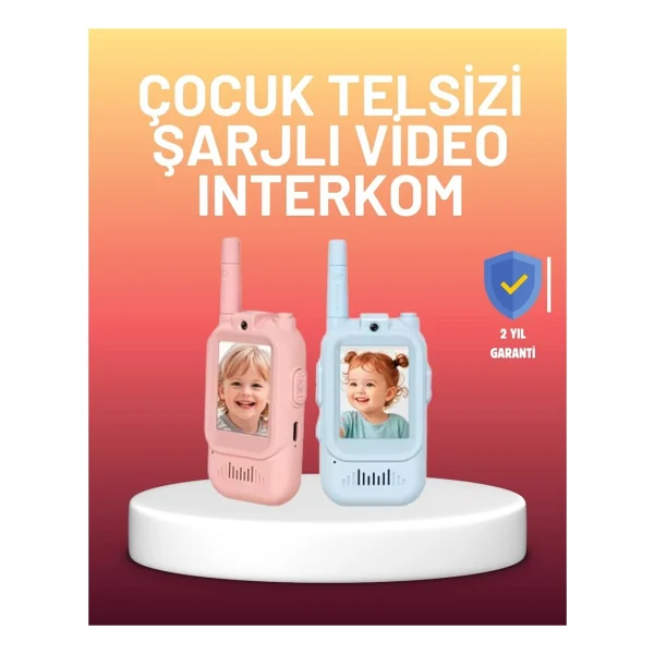 Epilons Ekranlı Walkie Talkie Oyuncağı Ses ve Görüntü Destekli - Görsel 6
