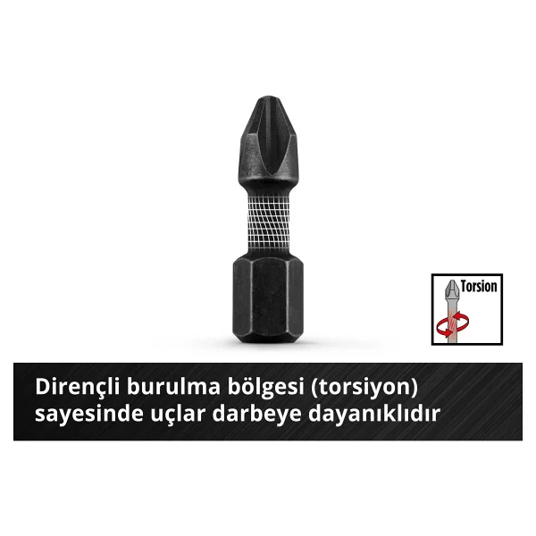 Orijinal Einhell M-CASE 39 Parça Matkap Uç Seti (25 mm bitler, metal delme uçları, çok yönlü delme uçları, 60 mm bit tutucu, lokma adaptörü, havşa ucu ve saklama kutusu dahil) - 49108763 - Görsel 4