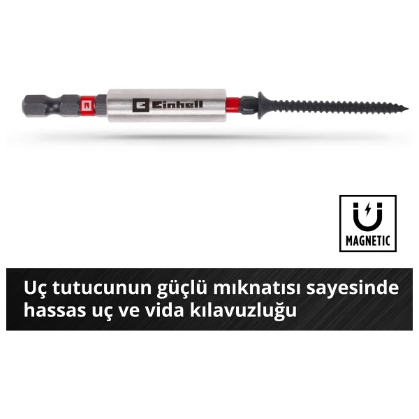 Orijinal Einhell M-CASE 39 Parça Matkap Uç Seti (25 mm bitler, metal delme uçları, çok yönlü delme uçları, 60 mm bit tutucu, lokma adaptörü, havşa ucu ve saklama kutusu dahil) - 49108763 - Görsel 6