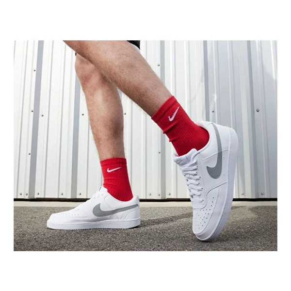 Nike Court Vision Low Next Nature DH2987-112 Beyaz-Gri Erkek Spor Ayakkabı - Görsel 2