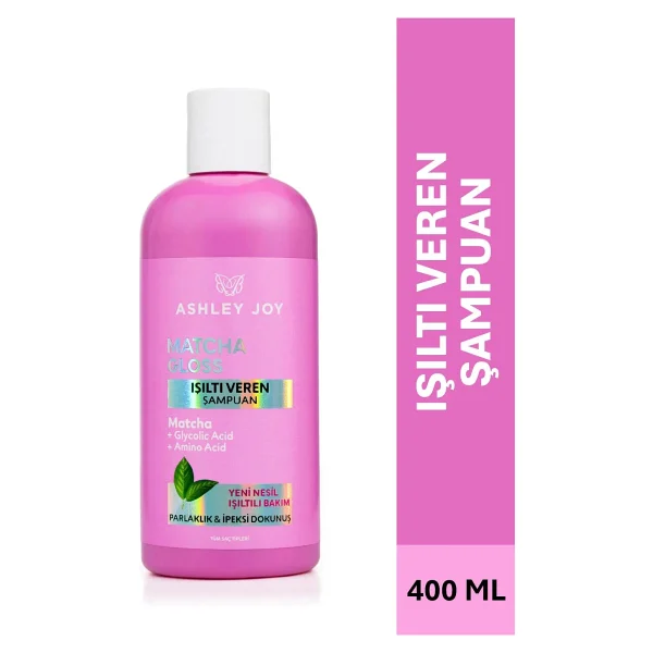 Ashley Joy Matcha Gloss Işıltı ve Parlaklık Veren 400 ml Şampuan - Görsel 2