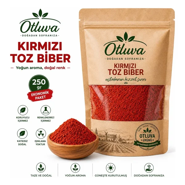 Tatlı Toz Biber 250 gr - Görsel 2