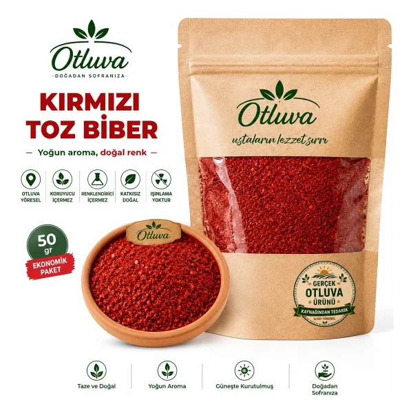 Tatlı Toz Biber 250 gr - Görsel 3