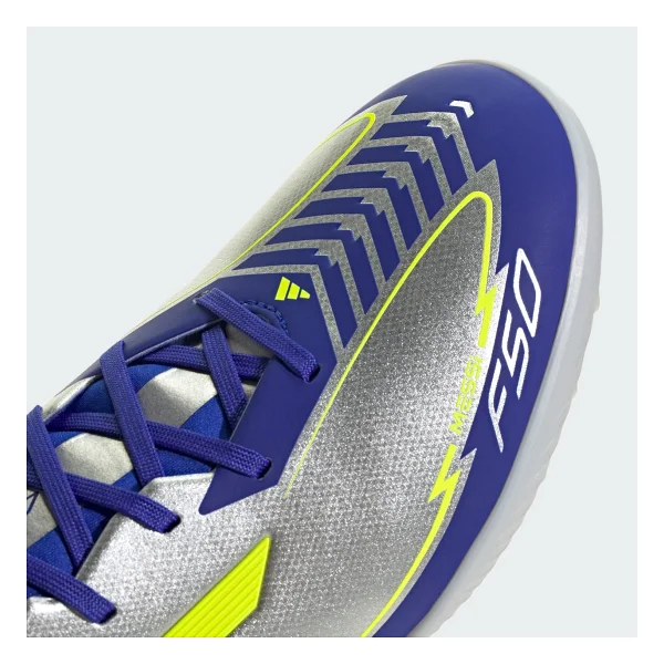 Adidas F50 League Messi TF IH0919 Gri-Mavi Erkek Halı Saha Ayakkabı - Görsel 5