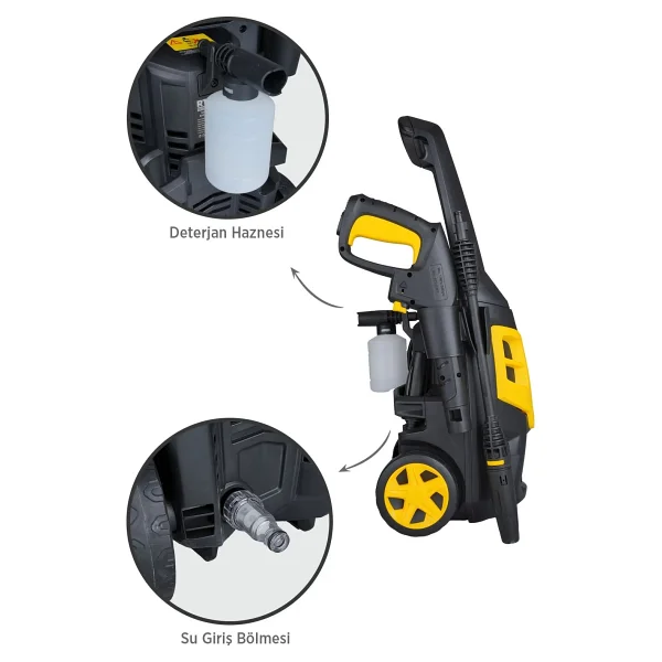 Rtrmax RTM708 1600 W Basınçlı Yıkama Makinesi - Görsel 3