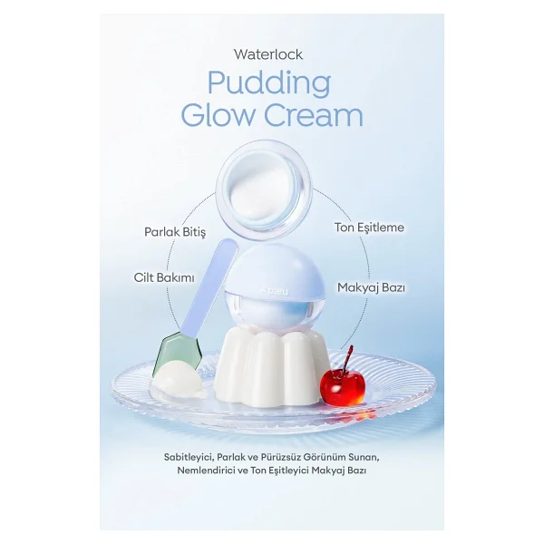 A'pıeu Waterlock Pudding Glow Cream Nemlendirici 20 ml Makyaj Bazı - Görsel 2