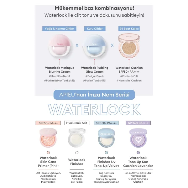 A'pıeu Waterlock Pudding Glow Cream Nemlendirici 20 ml Makyaj Bazı - Görsel 8